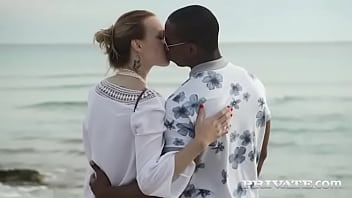 Belle Claire&rsquo_s first anal interracial ends in creampie