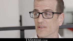 TSSexual.com - Busty ts babe Chanel Santini drills her boyfriend's tight ass with pas