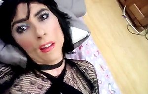 Crossdresser selfie