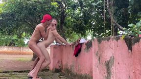 fucking the married man behind the school