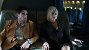 Airplane fuckers in this amazing threesome