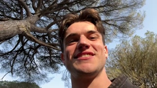 I'm not going to wait with jerking off until I get home from my hike