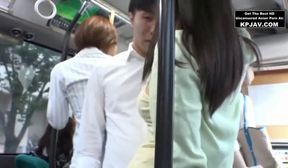 Hot Japanese Babes On The Bus