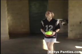 Come play a little touch football with me