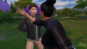 Larissa an oriental femdom put this young man in his place