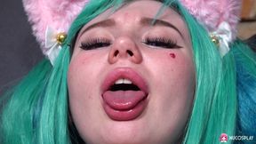 Buttpluged Furry Slut Leyla Lure Loves to Drill Her Pussy