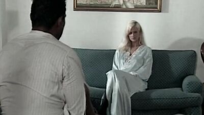 Lovely blonde Lisa Belle is licked and fucked by a black stud