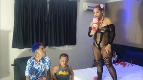gincana !!! brincadeiras com paty bumbum brinquedo ator e o anao mais famoso da tv brasileira zezinho teves