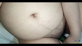 Cucumber and Dildo Best for Double Penetration in Ass and Pussy Research of BBW Chubby Hot Indian Wife in Clear Hindi Audio