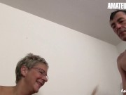 Horny Granny Erna Helps Busty Blondie Justyna C Bang Old Guy - AMATEUR EURO