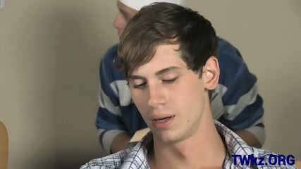 Gay teen rides a friend