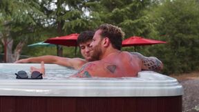Married Man Gets His First Gay Experience at Party by a Big Dick Barebacker