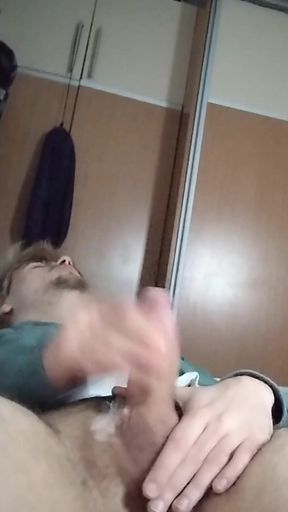 *** Stroking His Fat Dick Till He Cums