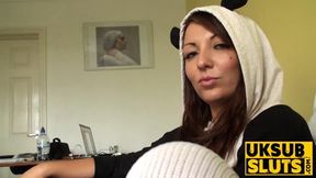 UKSubSluts com - Crystal gets intense creampie from daddy Pascal's rough grip