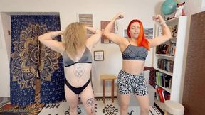 TGirl Nancy and Catherine TESTS OF STRENGTH HIDEF