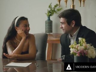 MODERN-DAY SINS - Groom FREE USES Sexy Bride Gizelle Blanco In Front Of Their Witnesses