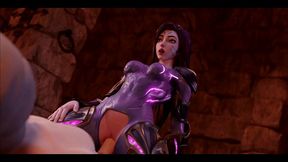 kaisa hentai lol full animation threesome hard sex 3d porn purple armor lights