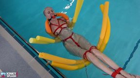 Bratty Lucy's Wet Punishment: Rope, Clamps & Noodles - MP4