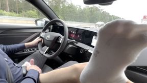 Traffic Jam Bratty Sockjob Denial [HD]