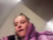 Public extreme stream. Fucking and squirting in the changing room