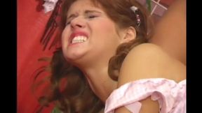 Redhair and Brunette Sluts Gets Fucked Hard with a Big Dildo