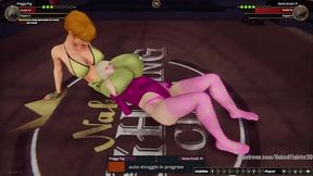 Preggy Peg VS Karen Krash (Naked Fighter 3D)