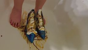 Patent High Heels Gunged! Pump Sundae!