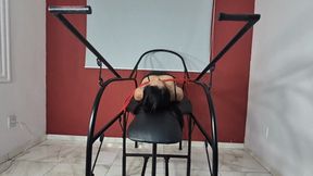 Breaking and crushing my slave's ugly face in my erotic carriage By Kiara Nissei and Cris