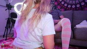 blowjob fairy 8: veronica cruz gets face fucked & thick facial