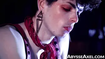 Axel fist fucks Redrosehanky then kisses his swollen rosebud