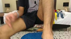 Tairon Shows His Feet & Alexandro Tickles & Puts Oil on Them