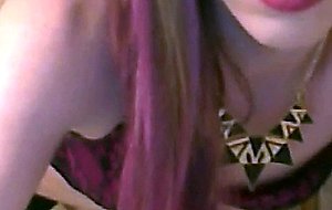 Cute CD teases on webcam