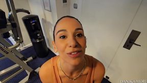 Gym Stud's Big Dick Destroys Bubble Butt Slut Before BF Shows