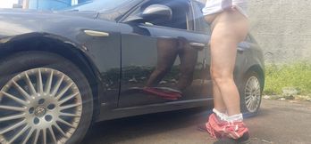 Nude with Car