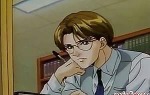 Two hentai guy trapped in their sex affair