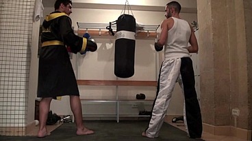3 515 tony axel fucekd by a steiaght currios in the sport vestiariy