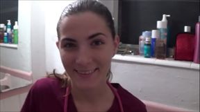 Nurse Step Mom Teaches Son How to Make a b. - Jane - Family Therapy