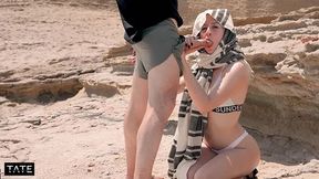 Fremen Girl Takes Huge Facial