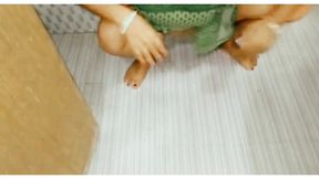 Horny Girl Bathroom Pissing