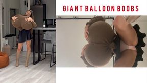 Giant balloon boobs (custom video)