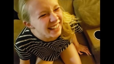 Step Sibling Porn almost Caught by Parents as we Cum POV!