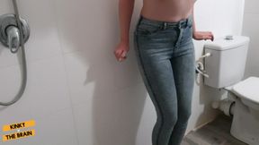 Pee Desperation in Tight Jeans - Colored Version