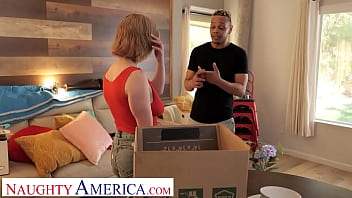 Naughty America - Donny loves big tits and his girlfriend&#039_s friend, Gracie Gates, has a nice big pair he can&#039_t keep his eyes off