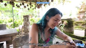 He Fuck Her in the Ass in Bali - French Alt Vlog - English Subtitles