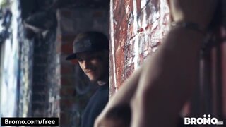 Inked dude fucks bondage boy bo sinn and ryan bones and thyle bromo