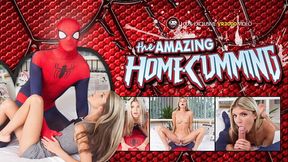 Gina Gerson Gives Spiderman the Best Homecumming Gift! VR Cosplay Scene!