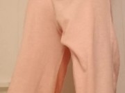 MILF Wets Self In Pink Sweatpants