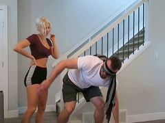 MMF blonde foot fetish
