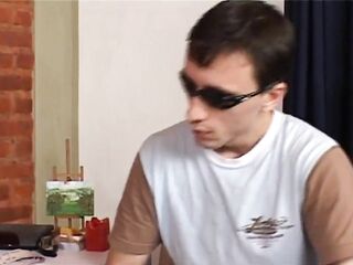 Hawt golden-haired transgeder doxy takes a large knob in the butt