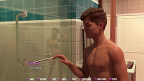 College Kings 133 - Steamy Shower Sex: Alex Takes Lauren Under the Water
